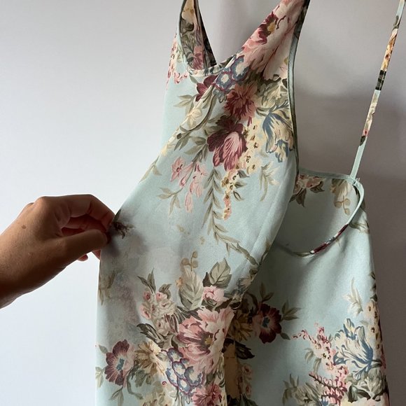 Floral Victoria Secret Gold Label 80s Vintage - Picture 10 of 13